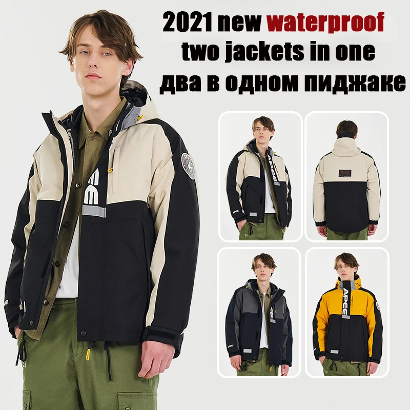 Winter Jacket Men Parka Thick Warm Windproof Waterproof Male Puffer Coat Cotton Windbreakers Men Jaqueta Masculina Dropshipping