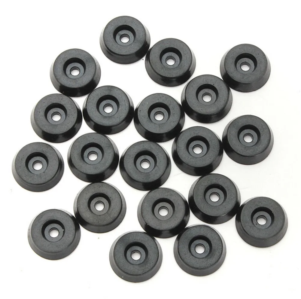 

20pcs Rubber Table Chair Furniture Feet Leg Pads Tile Floor Protectors 18x15x5mm