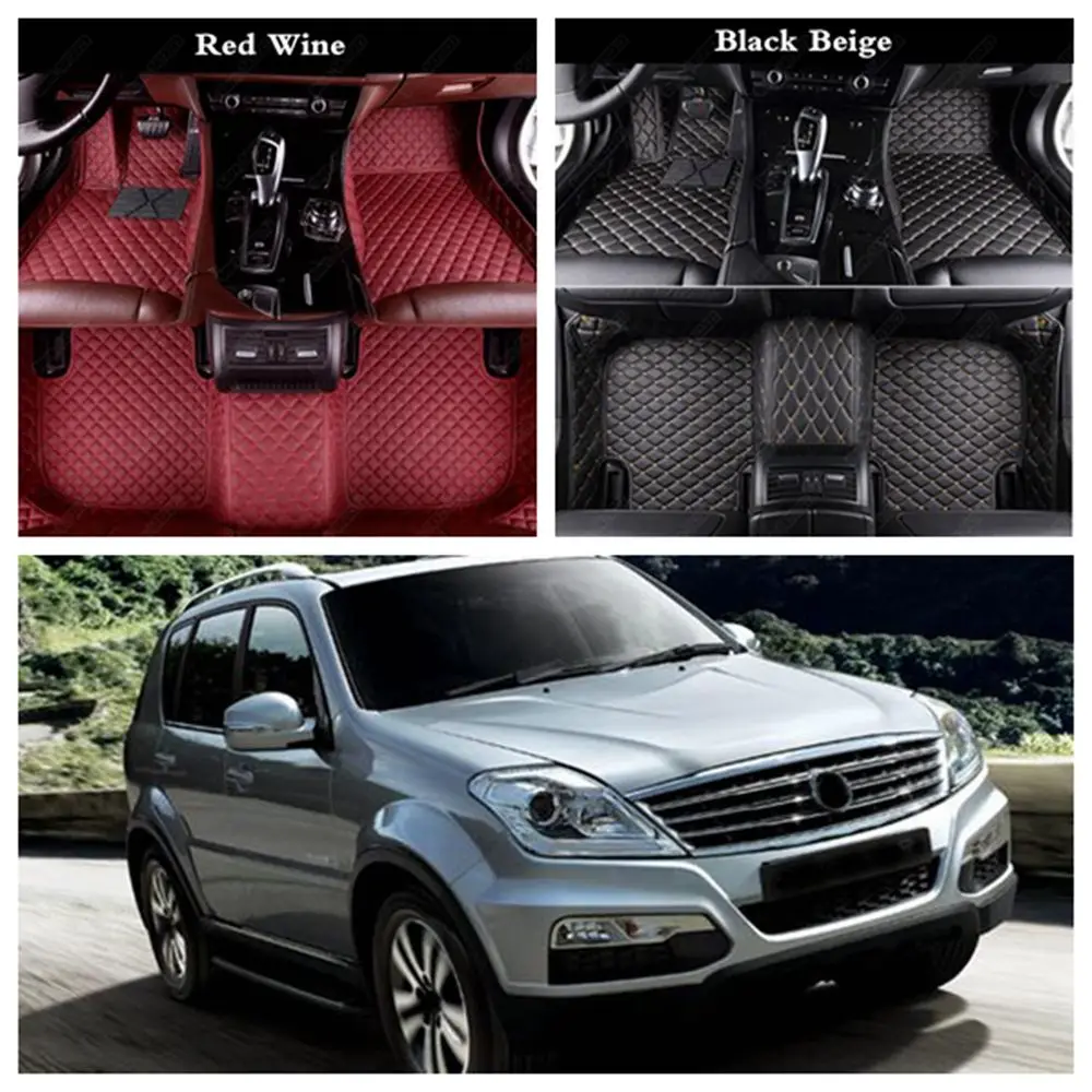 Автомобильный коврик для ног SsangYong Kyron ActYon Председатель Korando RextonTivoli Rodius