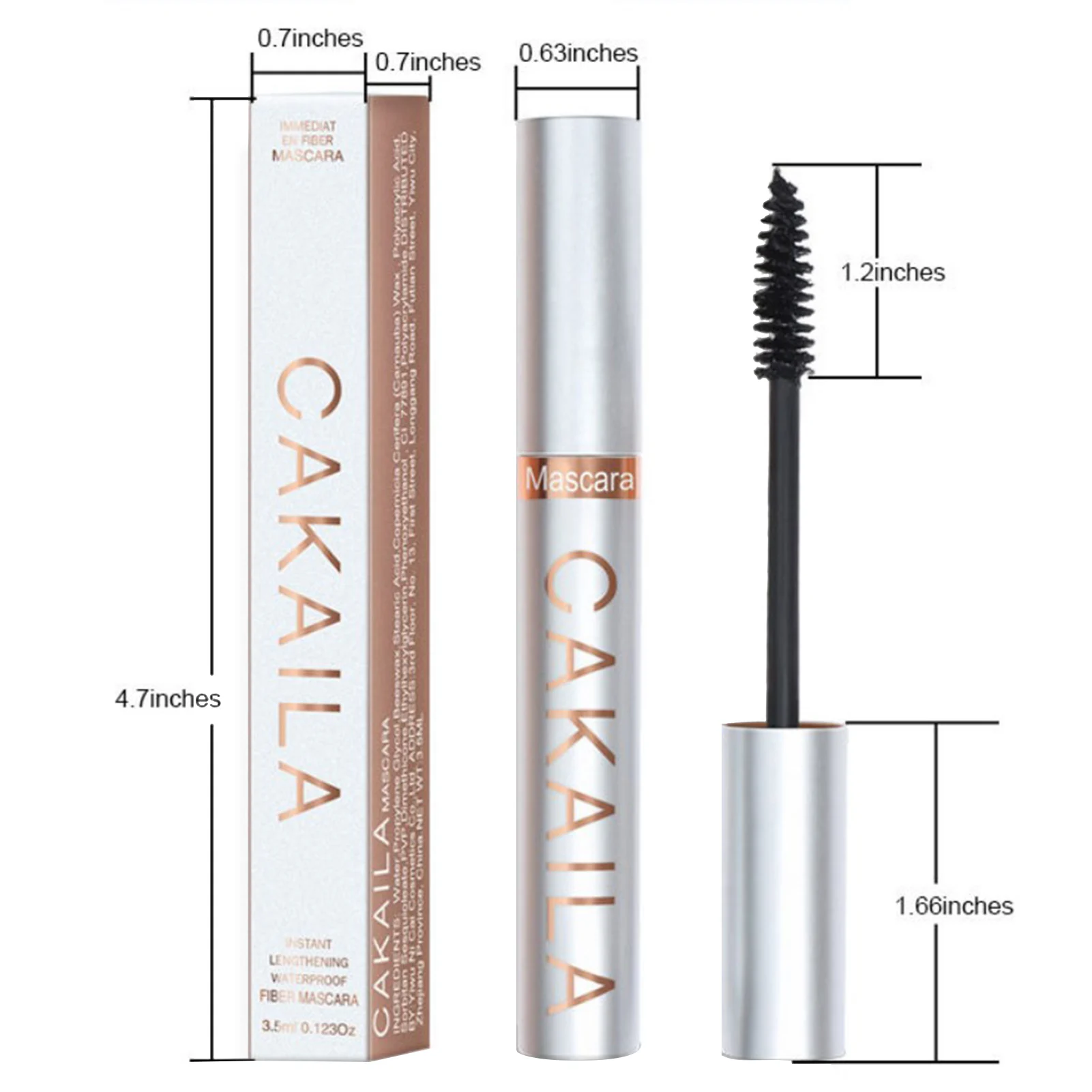 3D тушь для ресниц удлинение искусство наращивание кисть красота макияж