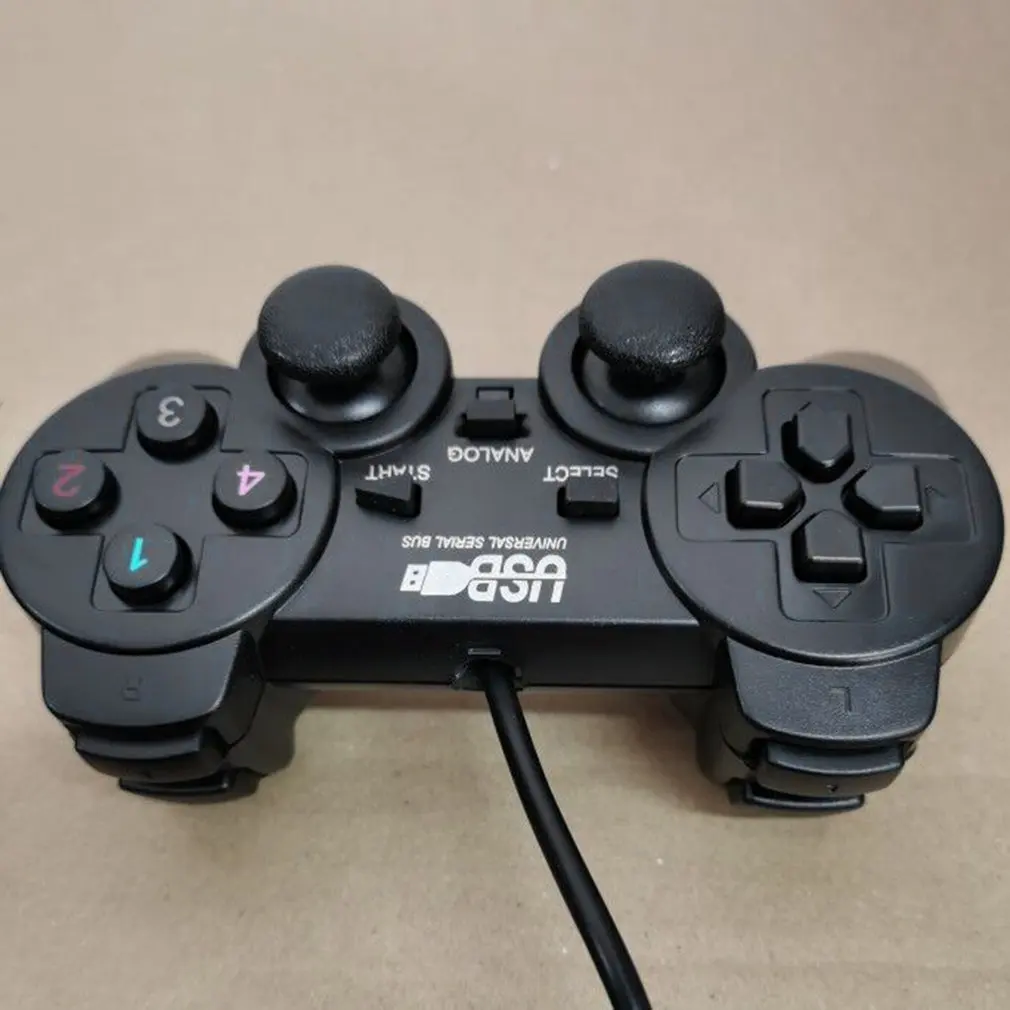 Новый джойстик 2019 геймпад USB 2 0 Shock Joypad игровой контроллер для ПК ноутбука