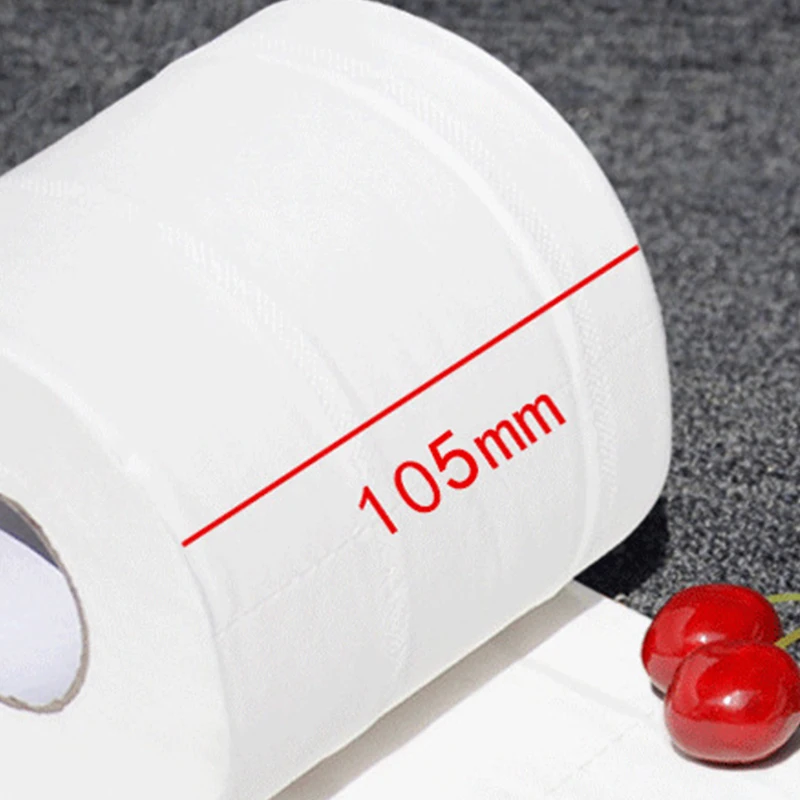 1/2/3/4/5/6 Rolls Toilet Paper Tissue 4 Layer Household Soft Skin-Friendly for Home Bathroom FH99 | Спорт и развлечения