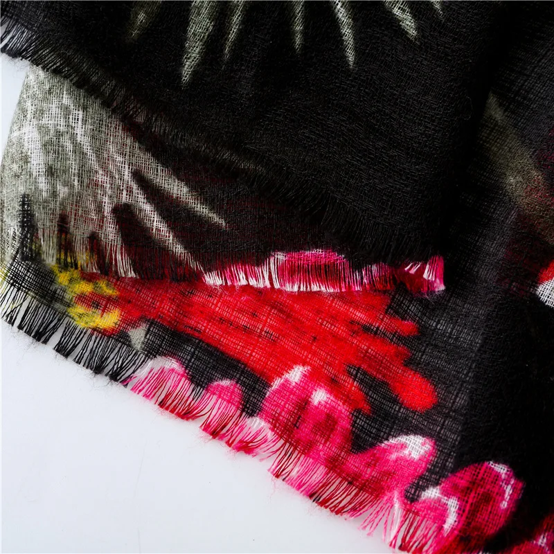 

2020 Luxury Brand Summer New Style Cotton Linen Shawl Women Dual Purpose Sun-resistant Silk Scarves Headscarf winter