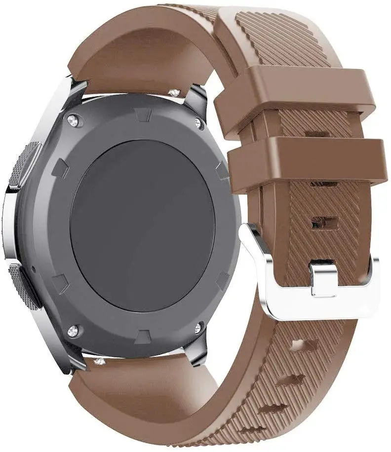 coffee Силиконовый ремешок pulseira для samsung Galaxy watch 46 мм gear S3 Frontier band 22 мм ремешок для часов correa браслет S3 классический ремень Amazfit - Цвет ремешка: coffee