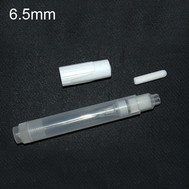 6.5mm 1 шт. 3 мм/5 мм/6,5 мм/8 мм/10 мм/15 мм/30 мм плоский пустой Жидкий Мел Краска Маркер бочки ручка Повторное заполнение чернил - Цвет: 6.5mm