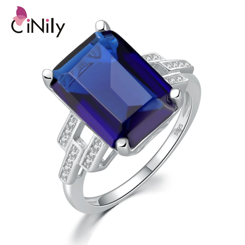 Женское кольцо из серебра 925 пробы с изумрудом рубином и сапфиром | Украшения