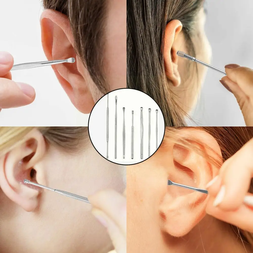 

Средство для удаления ушной серы, стальная ложка для чистки ушной серы, R4W9