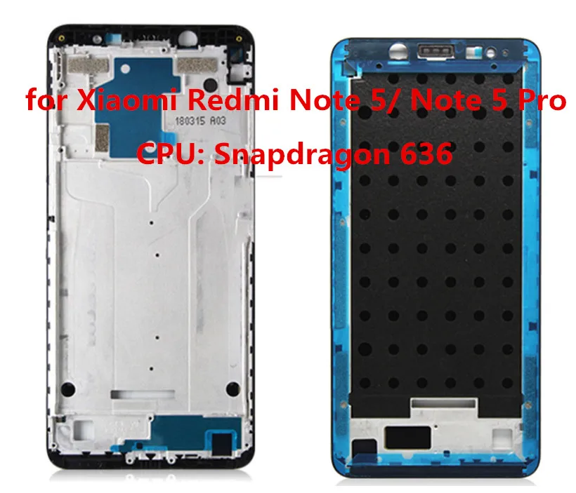 Для Xiaomi Redmi Note 5/ 5 Pro средняя рамка ЖК опорная пластина Корпус Лицевая панель