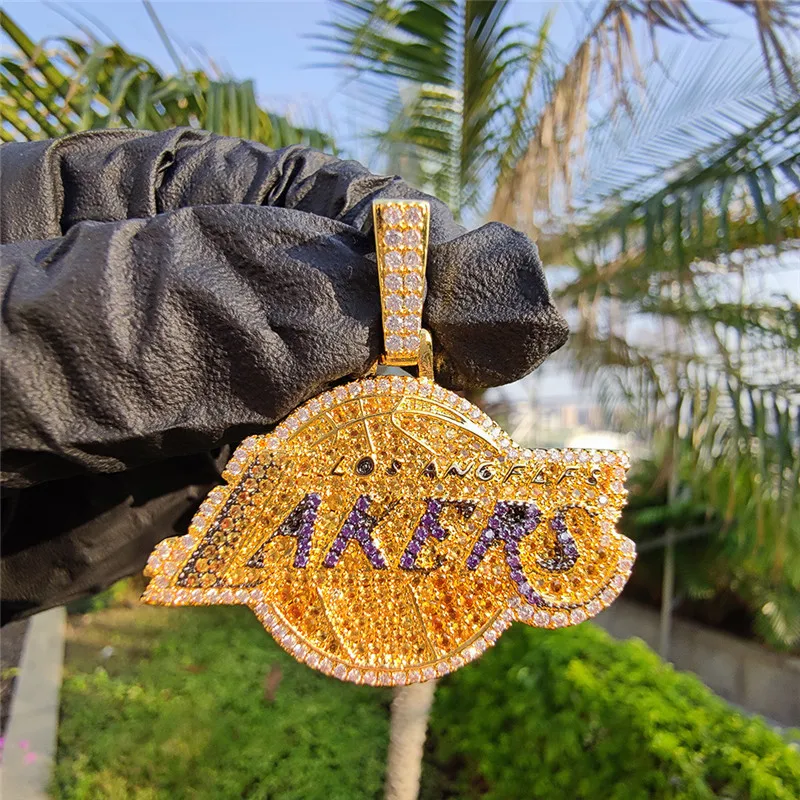 

Iced Out Letter Pendant Necklace With Tennis Chain Charm Bling Cubic Zircon Men'S Hip Hop Rock Jewelry Dropshippiing