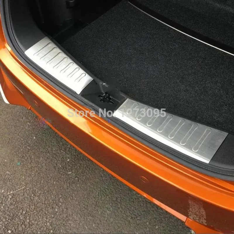 Для Nissan Note нержавеющая интерьерная заднего бампера Защита Накладка порога хвост ствол охранник педаль автомобиля Средства для укладки волос