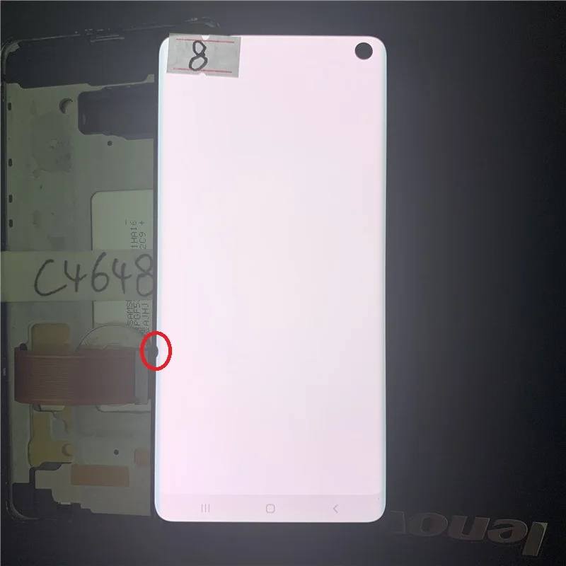 NO.8 AMOLED экран с черными точками для samsung Galaxy S10 G973U G973F G973A G973V ЖК-дисплей сенсорный экран в сборе - Цвет: NO.8