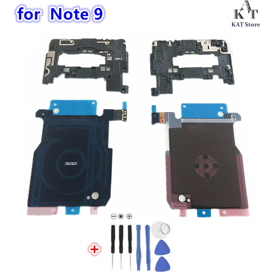 

1 шт., сменная панель антенны для Samsung Galaxy Note 8 N950 Note 9 N960 + NFC Беспроводной зарядный гибкий кабель