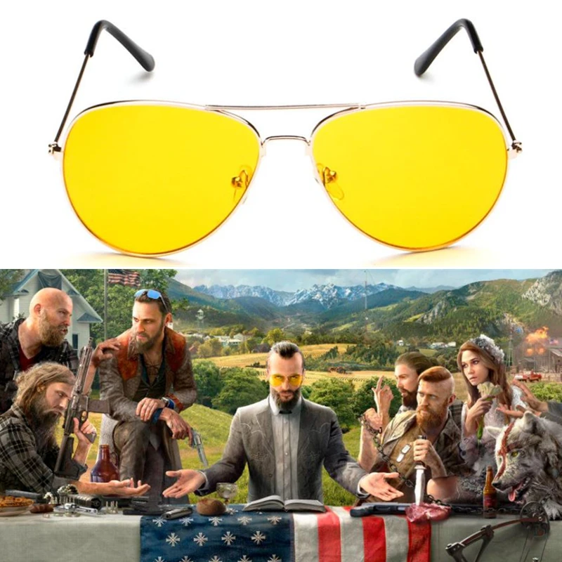Солнцезащитные очки из семени Джозефа для косплея Game FAR CRY 5|Аксессуары костюмов| |