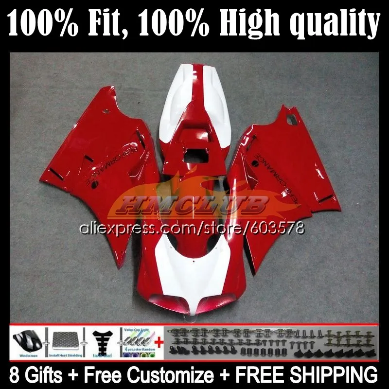 

Инъекция для DUCATI 748 853 916 996 998 S R 1994 1995 1996 1997 1998 111CL.113 748S 996R 998R 99 00 01 02 Обтекатели с красным пламенем