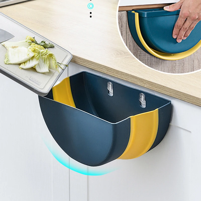Кухонное мусорное ведро складное Автомобильное Мусорное подвесное для шкафа