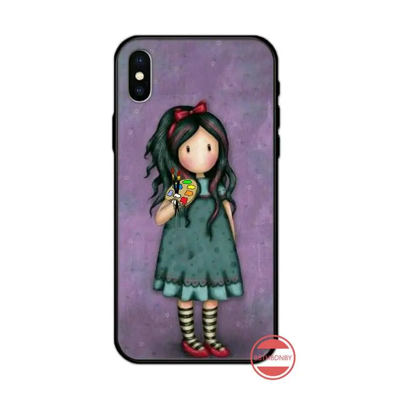 Милый чехол для телефона с рисунком девушки из мультфильма Santoro Gorjuss iphone 5 5s 5c se 6 6s 7