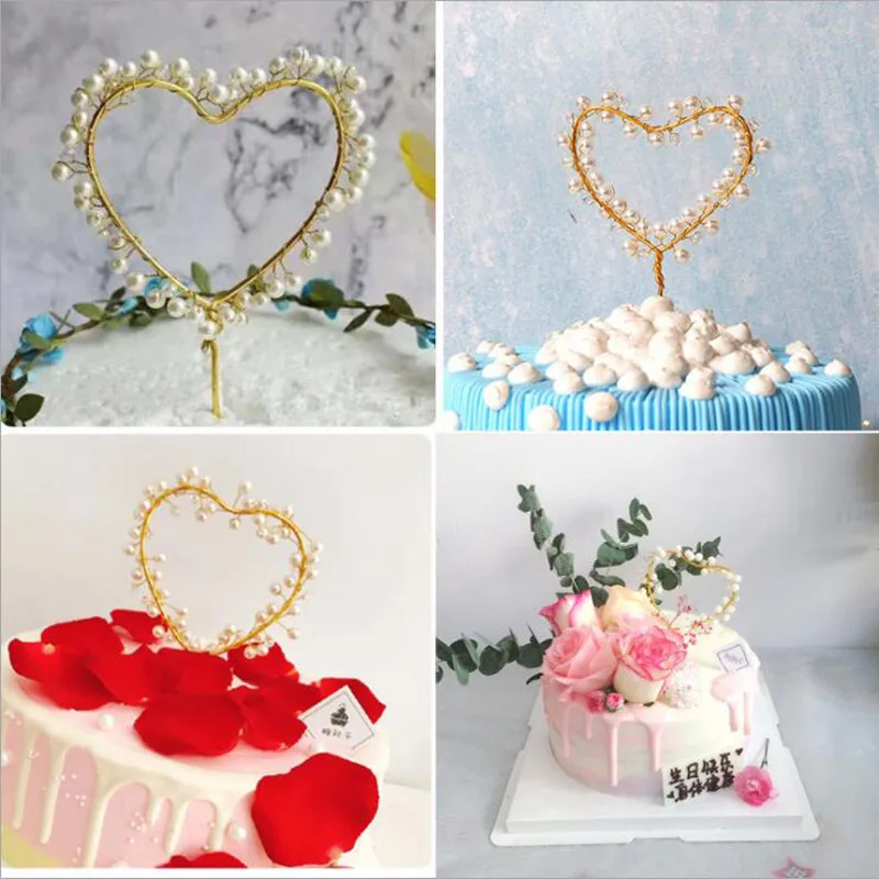 Искусственный Топпер для торта украшение свадебной вечеринки в честь Дня
