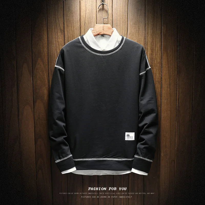 

On Sale Brand Men Casual Hoodies Sweatshirt New Solid Color Cotton Pullover Coat Warm Hoodies Male