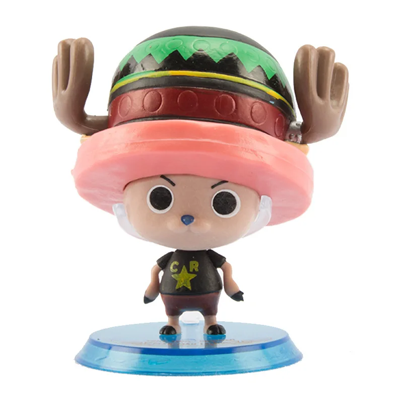 

Anime One Piece Tony Tony Chopper Q Cute Figures PVC Action Figure 3D2Y Model Collection Toys Gift 1/12 7cm