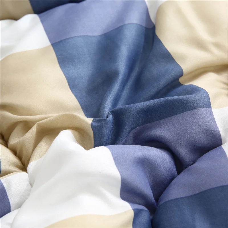 

Big Size 220*240cm Pure Color Comforter Thickened Warm Quilt New Style Spring&autumn Bedding Duvets Winter Double Blanket