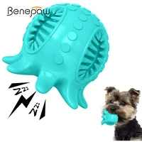 benepaw quality octopus shaped dog toys non toxic treat food dispensing pet ball interactive for small medium dogs chew game
