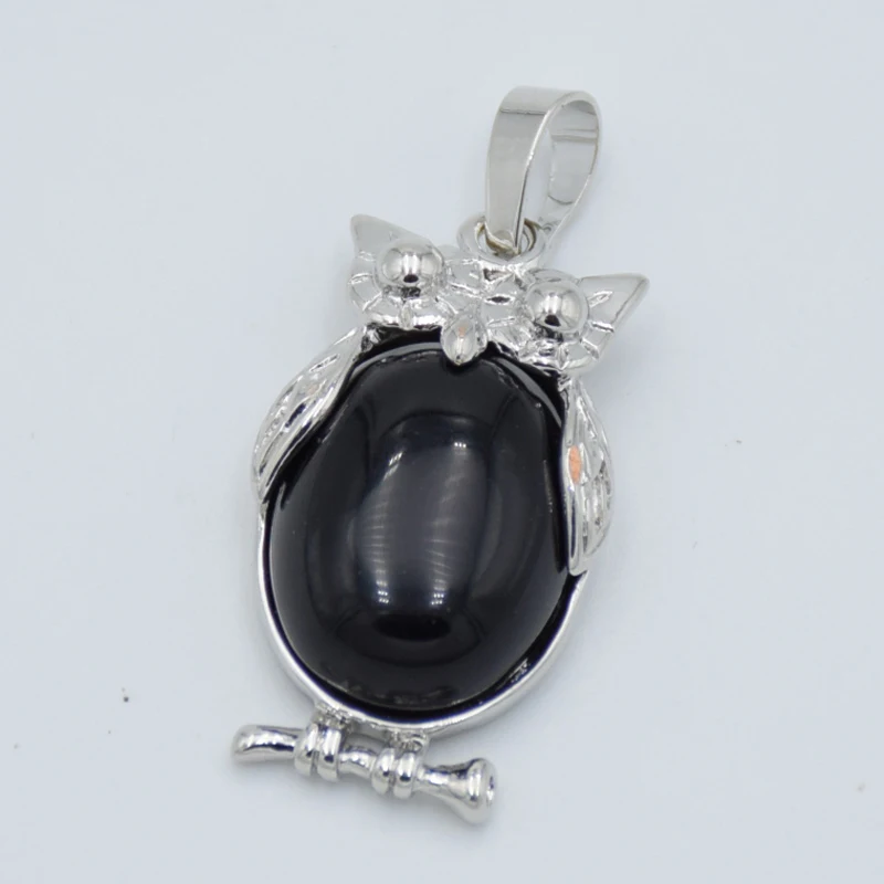 Платье с милой совой для девочек Животные ожерелья подвески из натурального