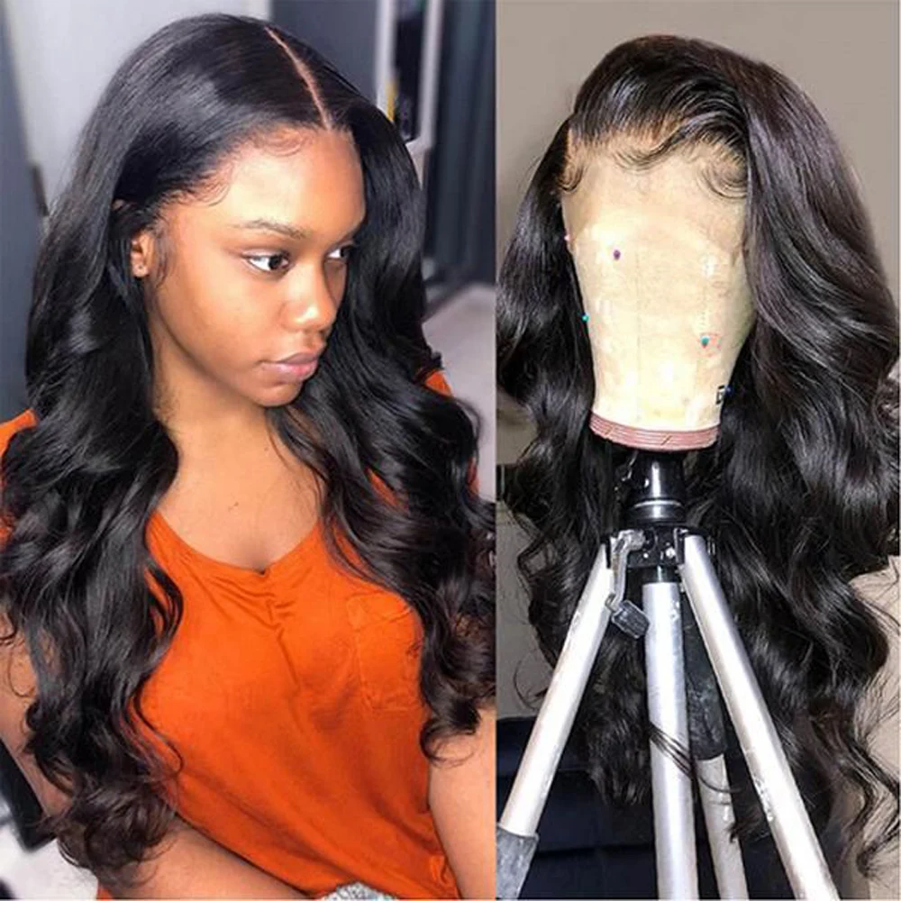 

Body Wave 13x4 Lace Frontal Pre Plucked Remy Lace Frontal Wig Indian Human Hair Wigs For Women Lace Front Wig 150 Density