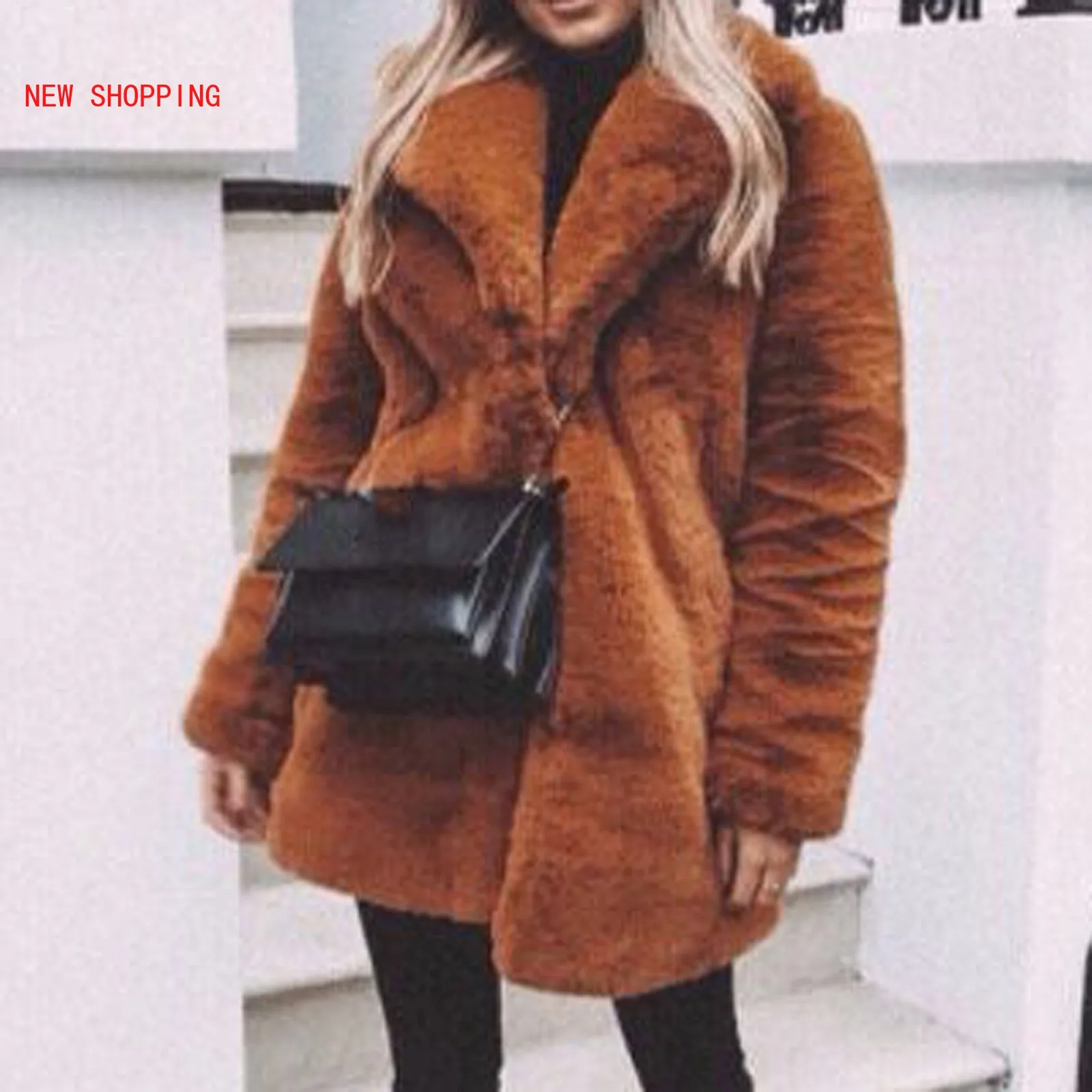 Winter Coat Woman 2022 Autumn Long Faux Fur Coat Women Warm Fur Teddy Jacket Female Plush Teddy Coat Plus Size Outwear Ladies