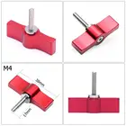 4 шт. алюминиевая регулируемая ручка 17 мм M4 M5 M6, резьбовой адаптер, Т-образный фиксирующий винт, гаечный ключ, гаечный ключ, аксессуары для камеры