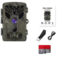 trail camera 24mp 1080p ip66 waterproof game camera for wildlife monitoring with 2 4inch lcd 120degree detection