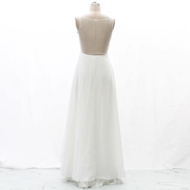 Kisswhite Bridal Stock Clean Highlow Prom White Sexy Dresses 210226-050