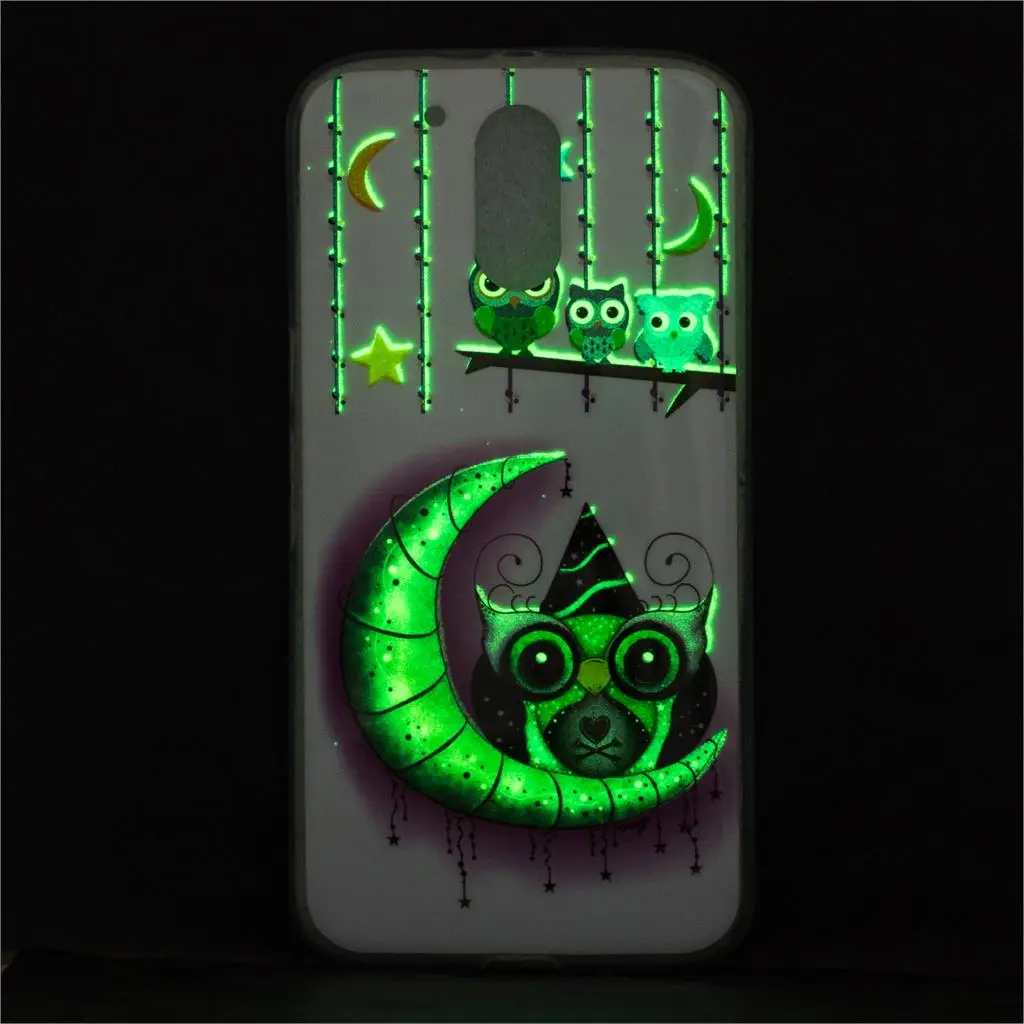 Чехол с животным узором для Motorola MOTO G4 космический ночной блеск мягкие