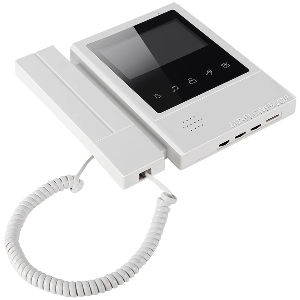 For 10 Apartments Video Intercom Home Quality Night-vision Camera Interphone Camera Hands-free & Doorphone Handset Door LocK Kit