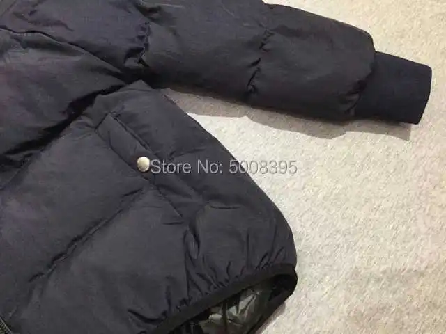 

Woman NAVY Short Quilted Down Jackets HOODED LONG SLEEVES SHORT COATS
