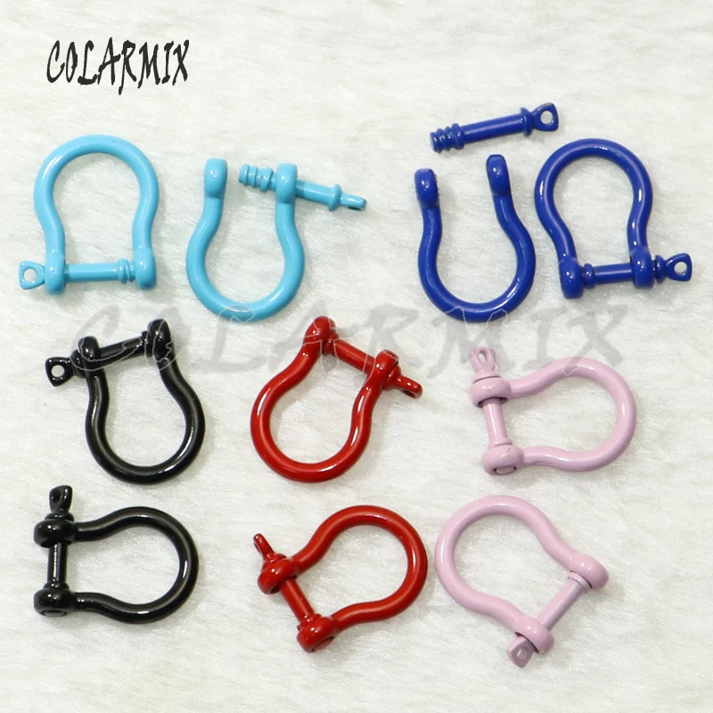 

10 шт. крючок с замком, болт, подвеска, эмалированные ювелирные аксессуары, подвеска для изготовления ювелирных изделий, болт, винт, модные юв...