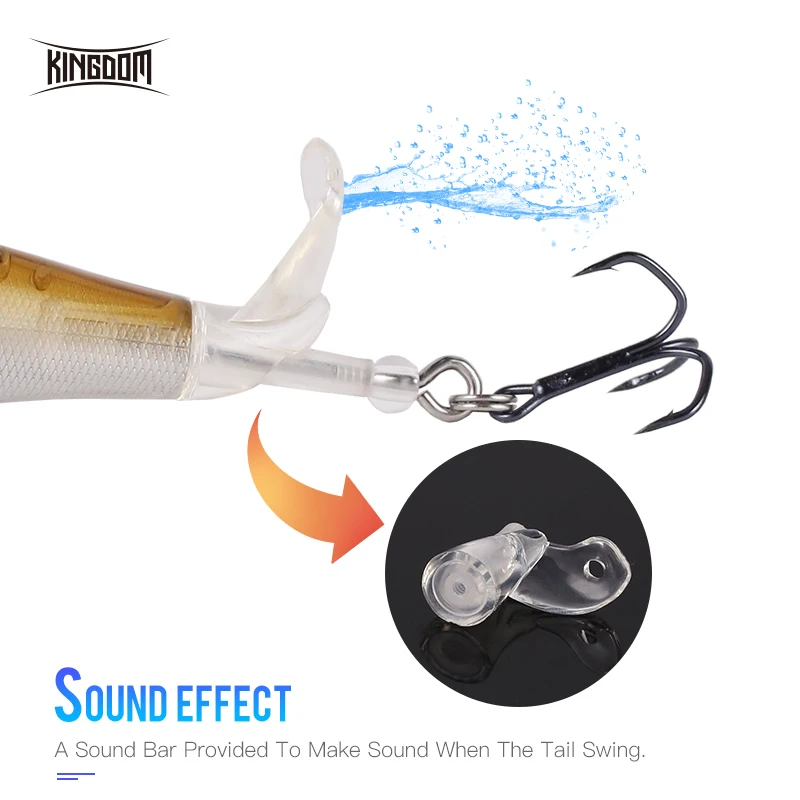 Новинка приманки для рыбной ловли с пропеллером Kingdom 9 см 11 жесткая приманка