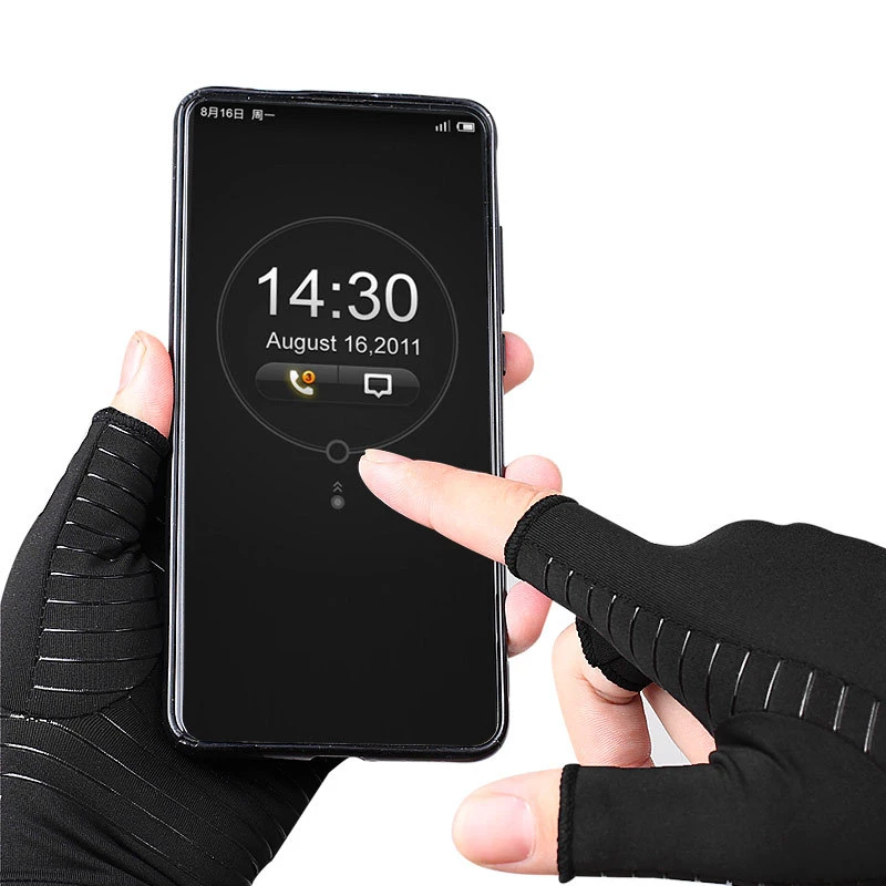 1 пара сжатия перчатки при артрите Для женщин мужчин боли в суставах половина