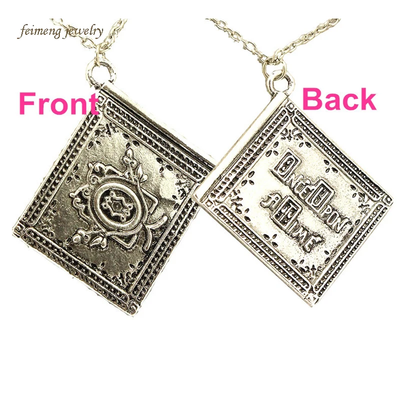 Высокое качество 3D книга Генриха один раз кулон ожерелье для женщин мужчин