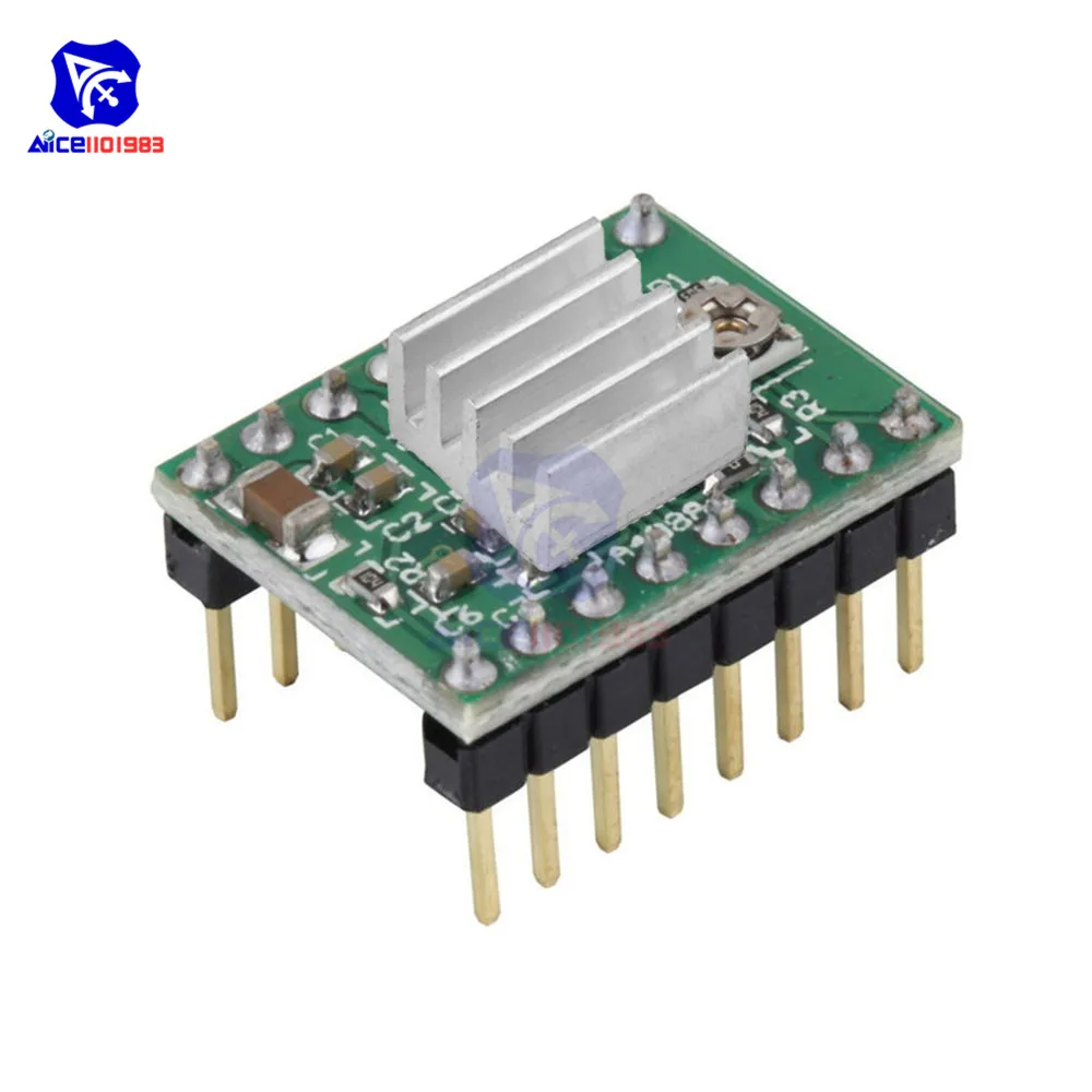 Шаговый Драйвер Reprap A4988 модуль драйвера шагового двигателя с