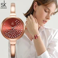 reloj mujer fashion women watches luxury stainless steel womens bracelet wristwatch diamond elegant rose gold quartz watch girl