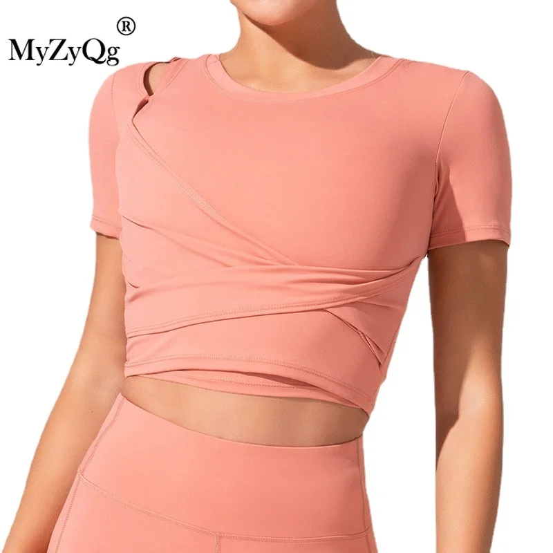

Women Sports Running T-Shirts Loose Thin Short Sleeve Smock Breathable Lightweight Gym Fitness Yoga Top Workout Shirt Clothes