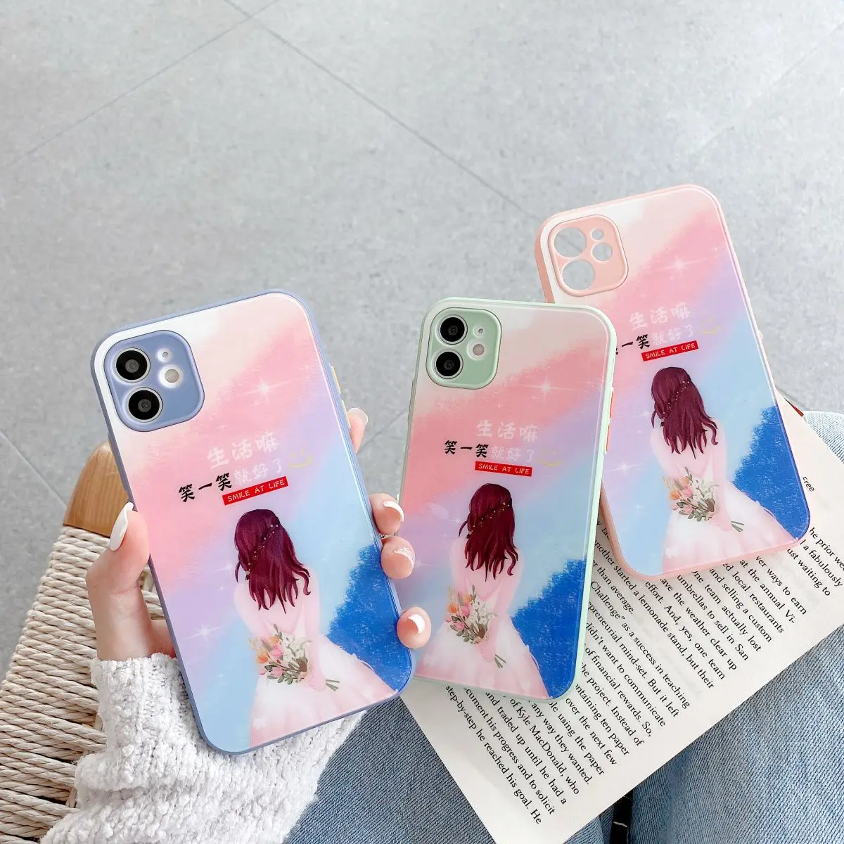 

Smile mobile phone case for iPhone7 8 X XS XR 11 12 and other series