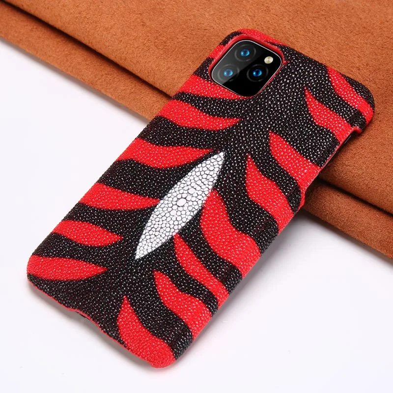 Роскошный чехол из натуральной жемчужной кожи gourami для Apple iPhone 11 11Pro Pro Max X XR XS 6 6S 7