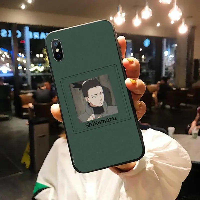 

Naruto shippuden shikamaru Phone Case for iPhone 11 12 pro XS MAX 8 7 6 6S Plus X 5S SE 2020 XR