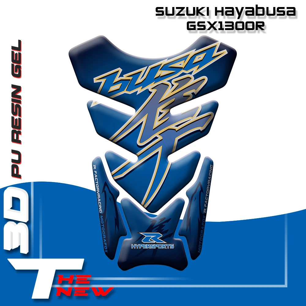 Мотоциклетная 3d наклейка эмблема защита танка для Suzuki Hayabusa GSX1300R|Наклейки и