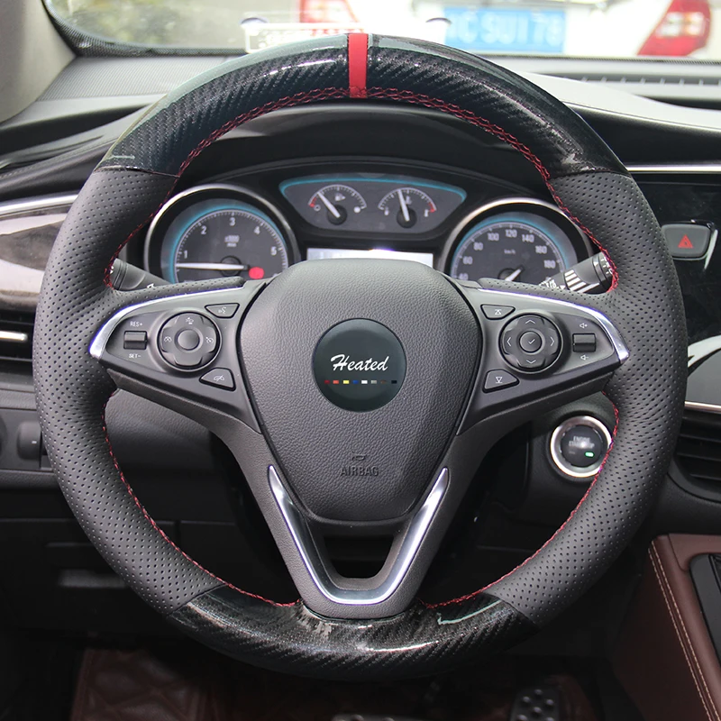 

Braid on the steering wheel Car wheel steering cover for Bucik Senvision Verano car styling steering wheel braid