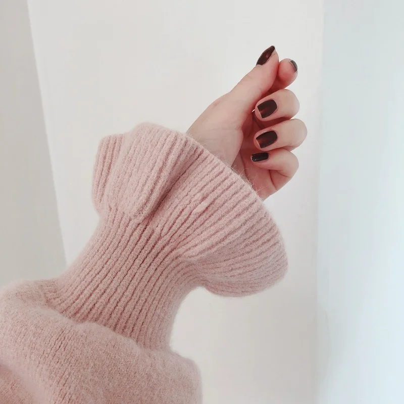 

Cardigan Women Spring Candy Color Knitwear Soft Sweet Girls Butterfly-sleeve Solid Basic Femme Leisure Popular Chic BF Outerwear