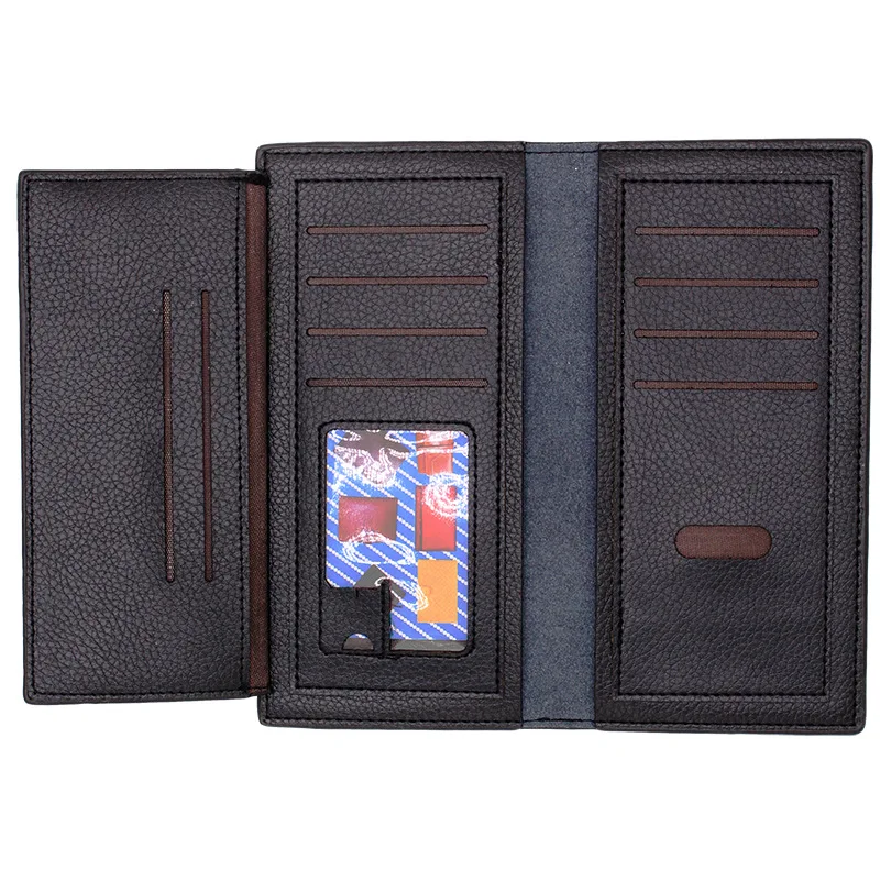 Мужской кошелек bense высококачественный Классический Тонкий длинный большой