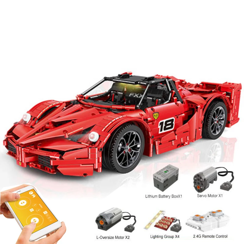 Legoing Technic автомобильный мотор электрический спортивный автомобиль Creator пульт