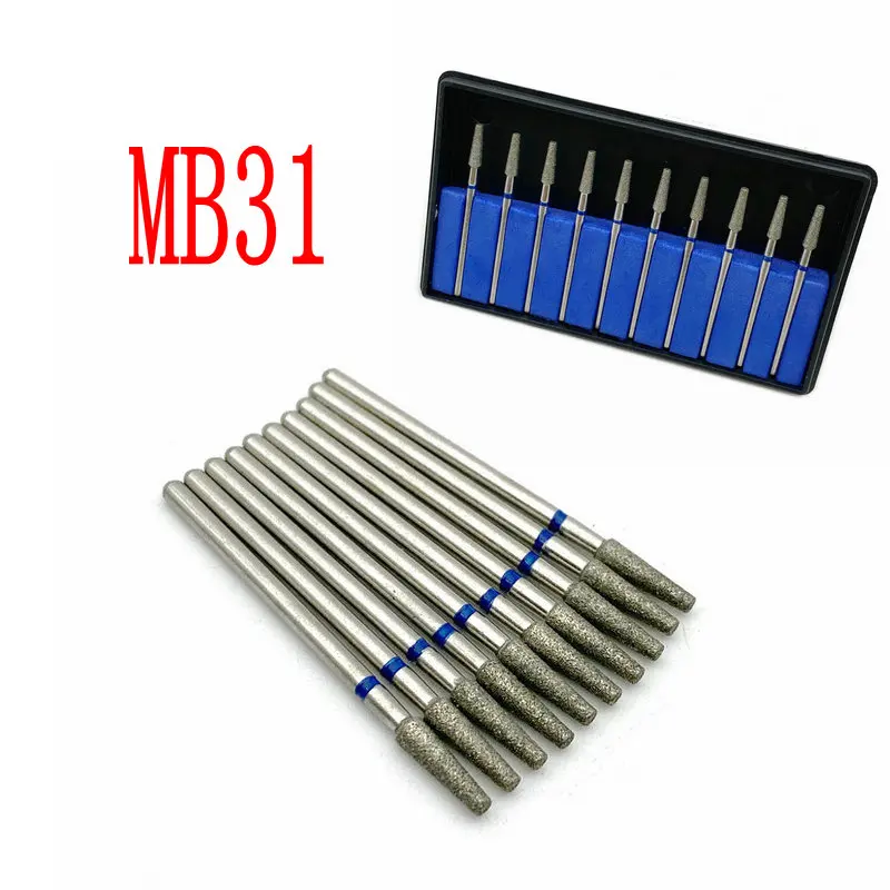 10 шт./компл. Стоматологическая деталь гальванизированная Алмазная точка